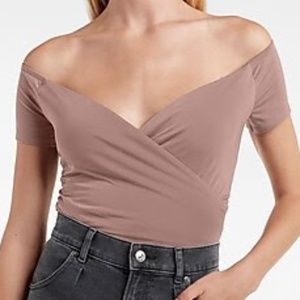 Express - Body Contour Off The Shoulder Top (NWT)